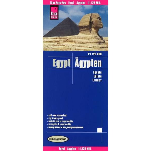 Reise Know-How Landkarte Ägypten (1:1.125.000) - Straßenkarte