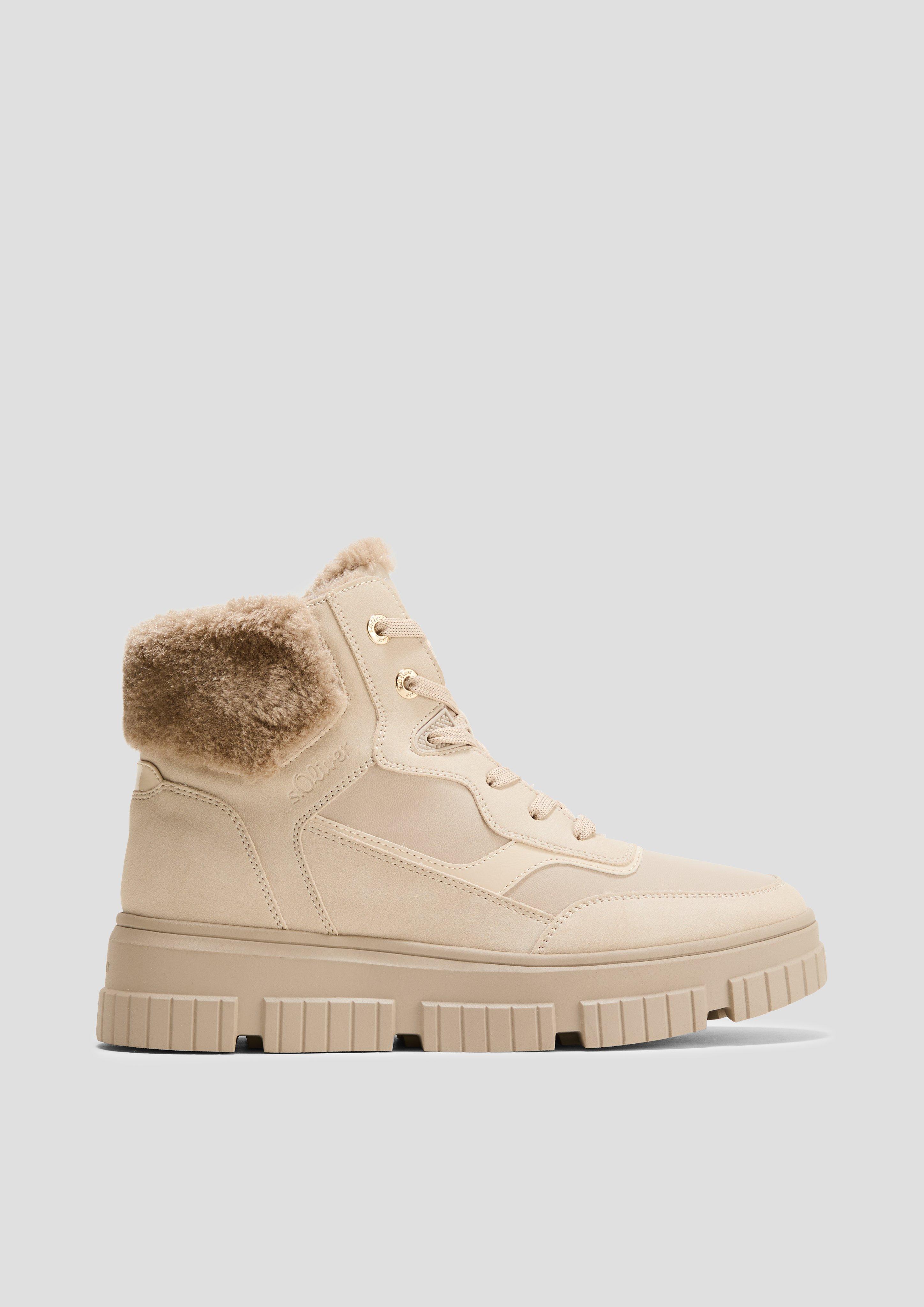 Boots im Materialmix  6008559-410