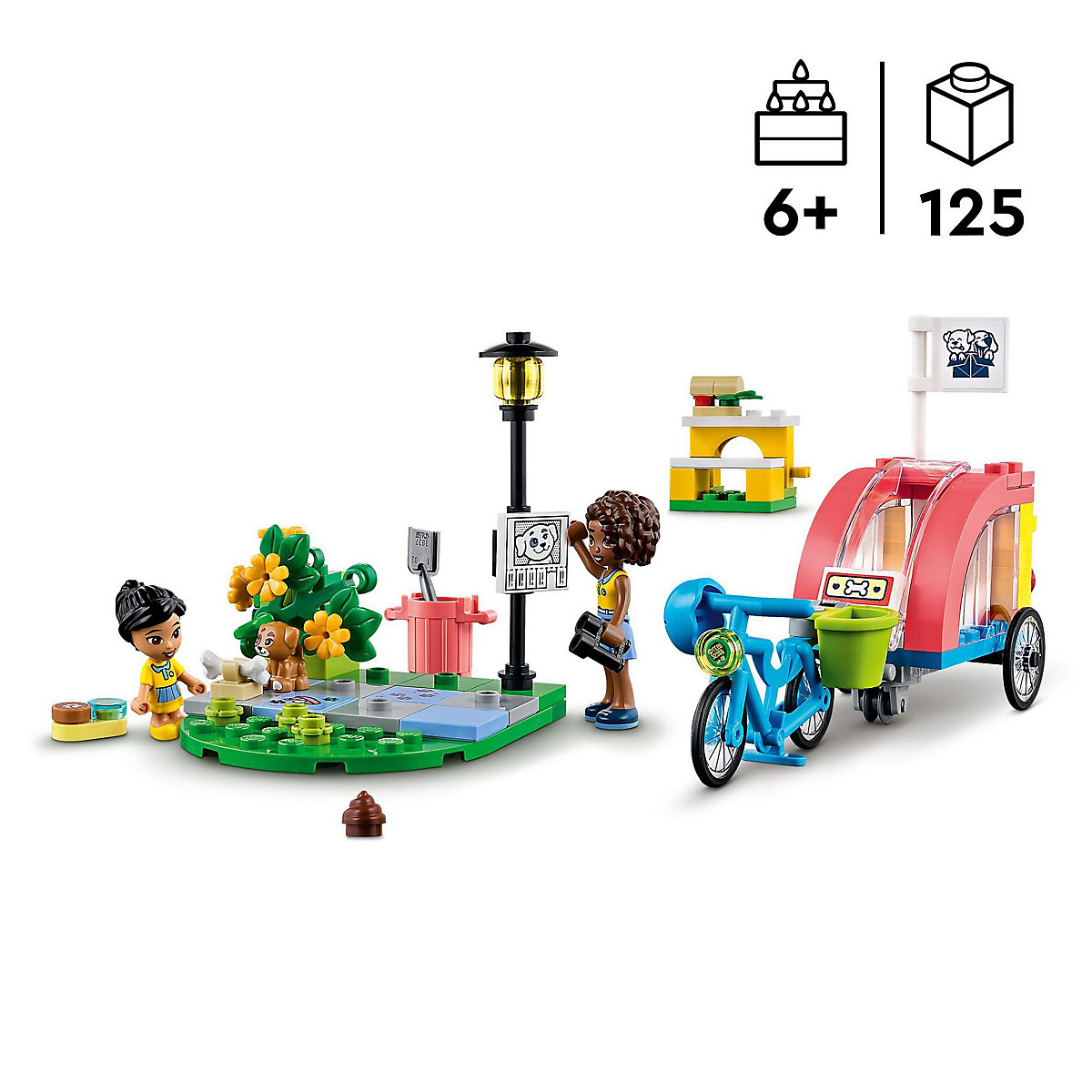 LEGO® Friends 41738 Hunderettungsfahrrad