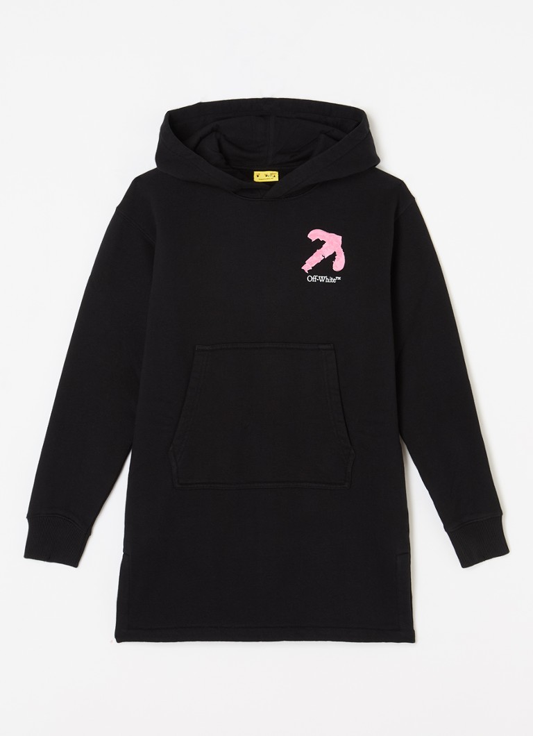 Off-White Arrow sweater dress with logo and back print