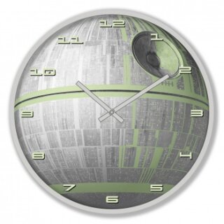 Pyramid Wanduhr - Star Wars (Death Star) Glow