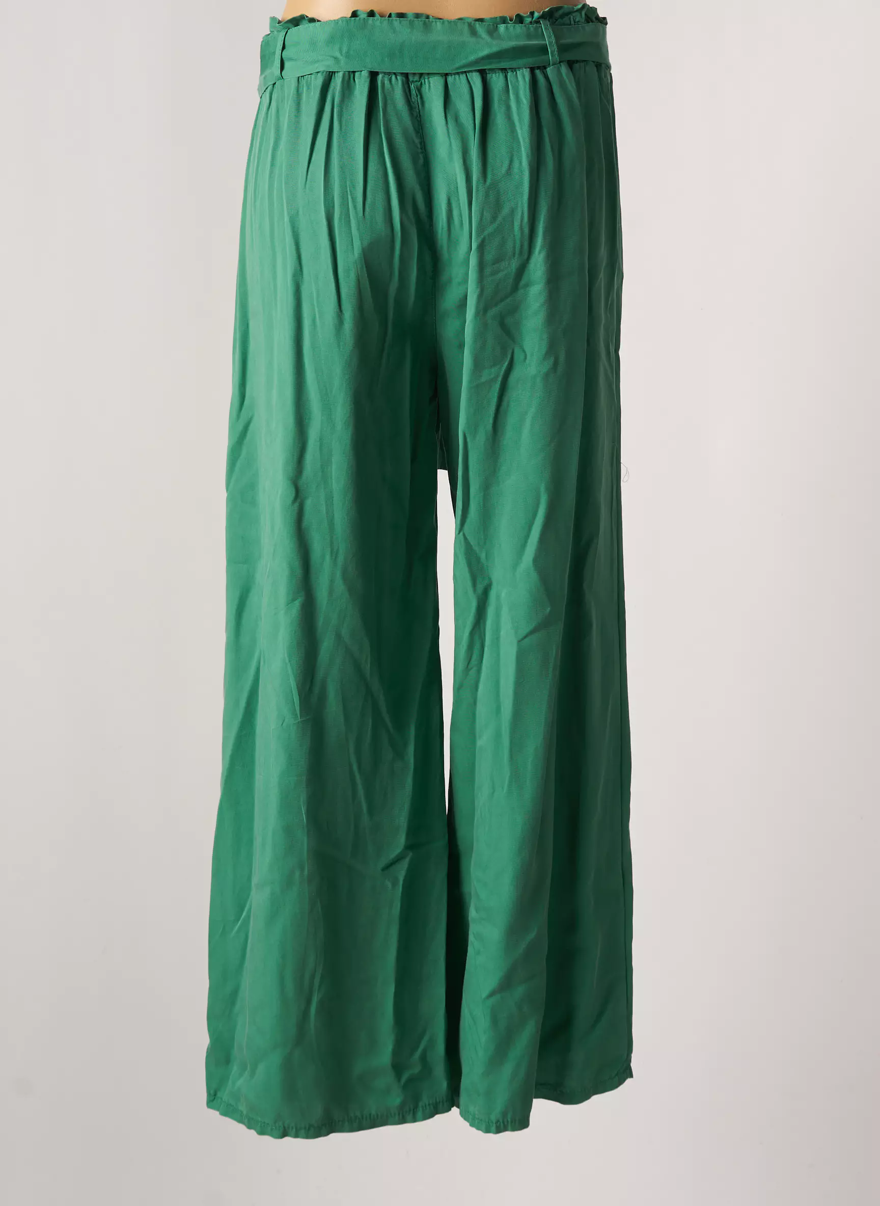 La Petite Nimoise Pantalons Larges Femme couleur vert