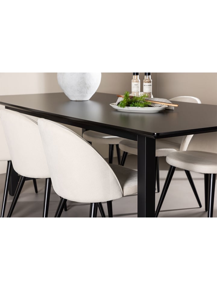 ebuy24 Essgruppe Oslo (7-teilig) Beige 220 x 100 cm günstig kaufen onesize