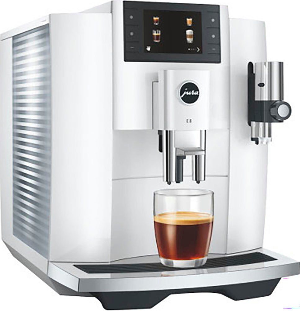 JURA Kaffeevollautomat 15585 E8 Piano White (EC)