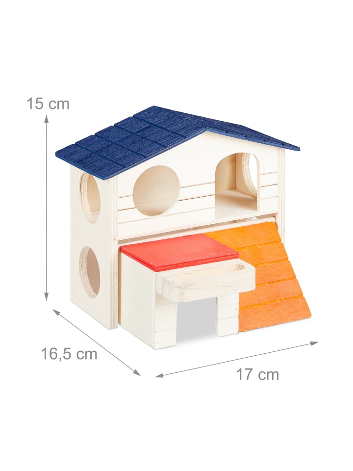 relaxdays Hamsterhaus in Bunt günstig kaufen onesize