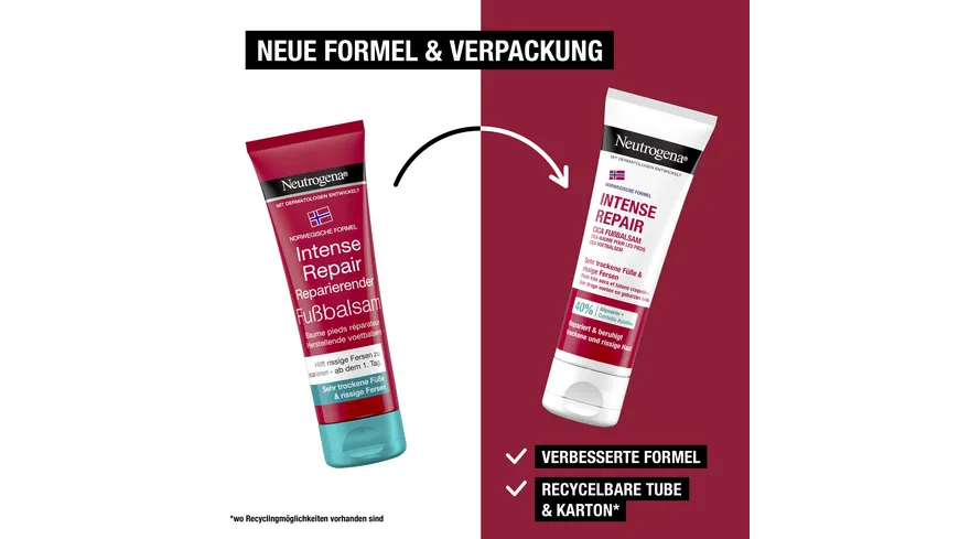 Neutrogena Norwegische Formel Intense Repair Reparierender Fußbalm 50 ml