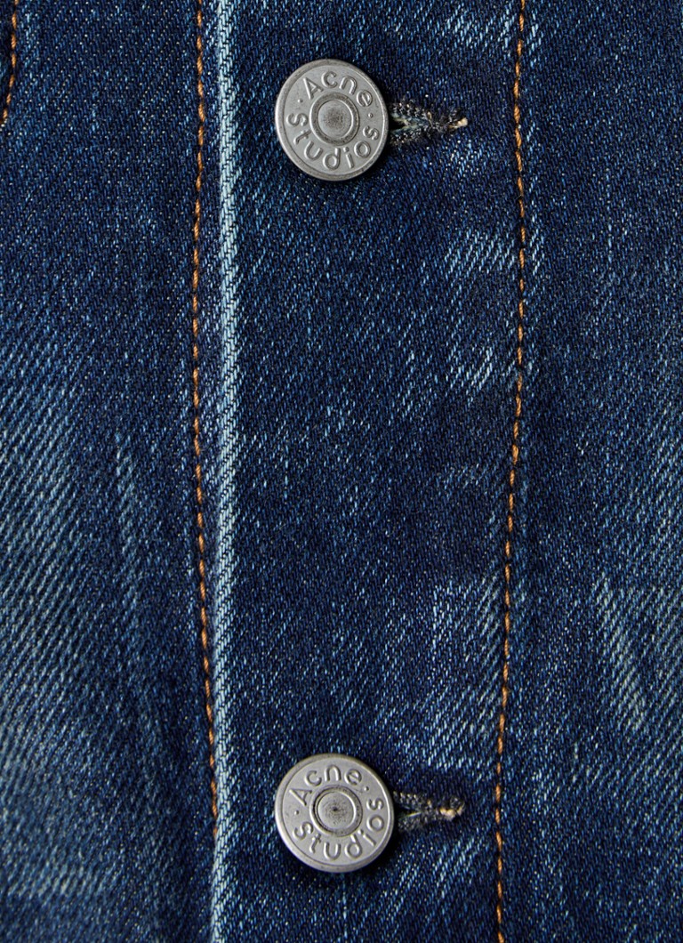 Giacca corta in denim di Acne Studios in misto cotone biologico
