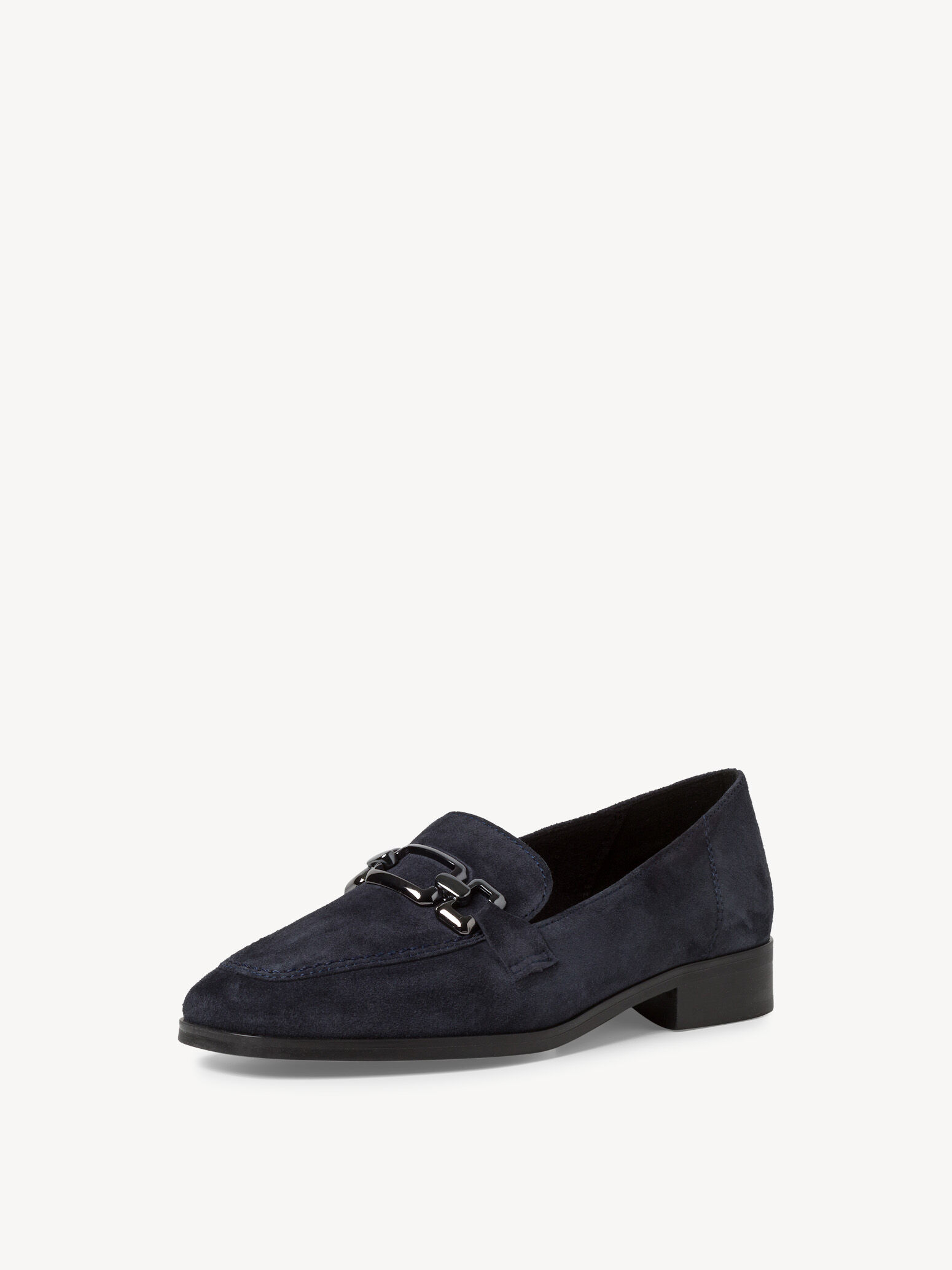Slipper en cuir - bleu