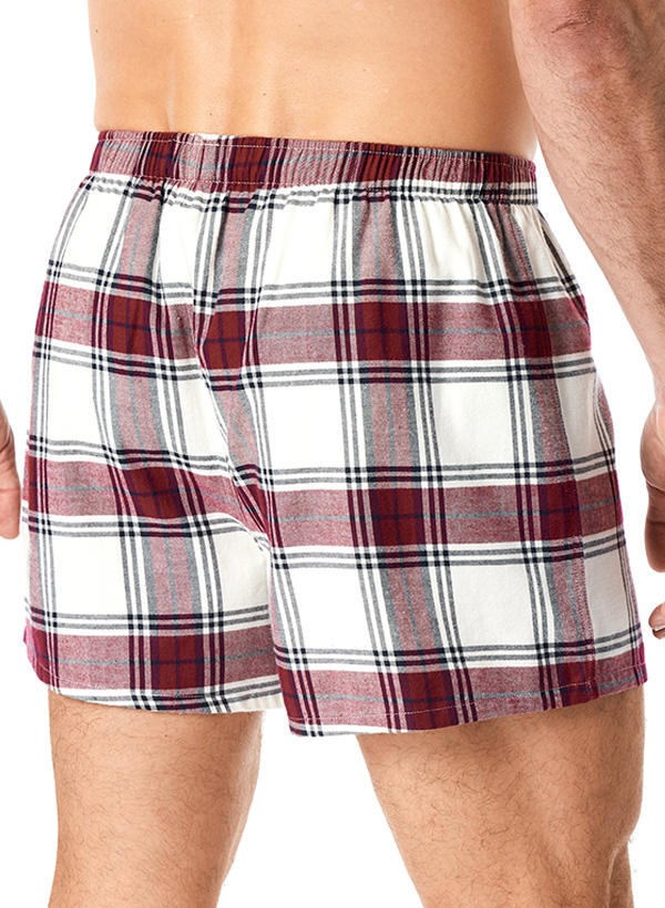 Schiesser, Set, Boxershorts, braun-blau kariert