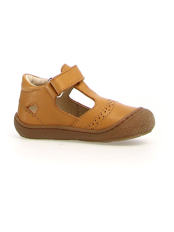Naturino Leder-Halbsandalen in Hellbraun günstig kaufen