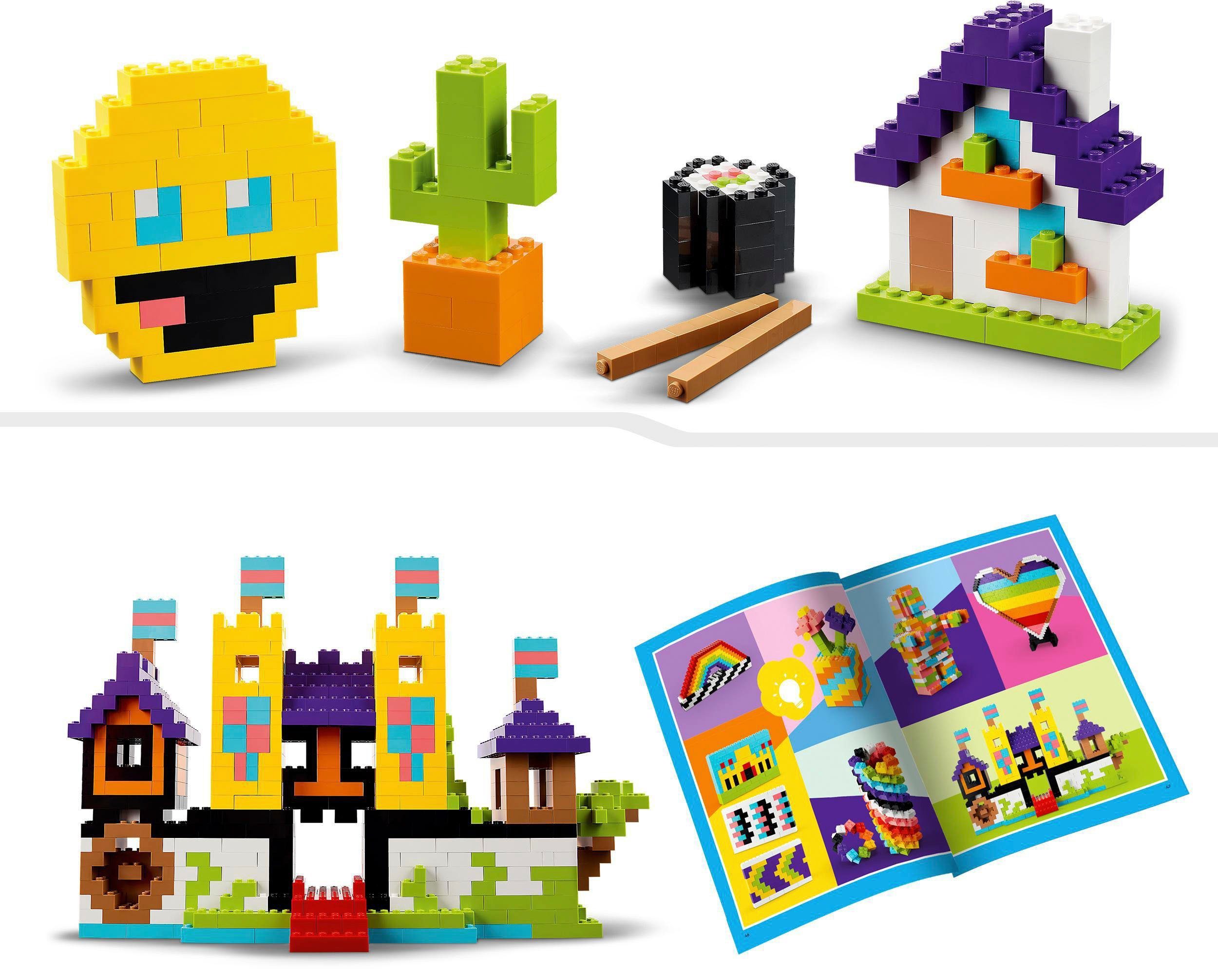 LEGO® Konstruktionsspielsteine Großes Kreativ-Bauset (11030), LEGO® Classic, (1000 St)