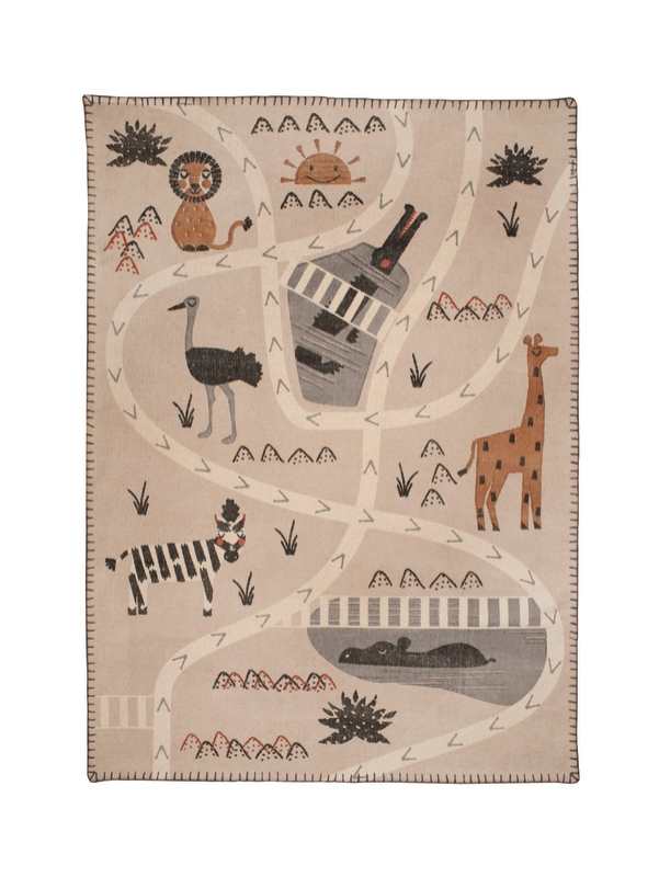 Tapis de jeu savane 100x140cm LITTLE SAVANNAH
