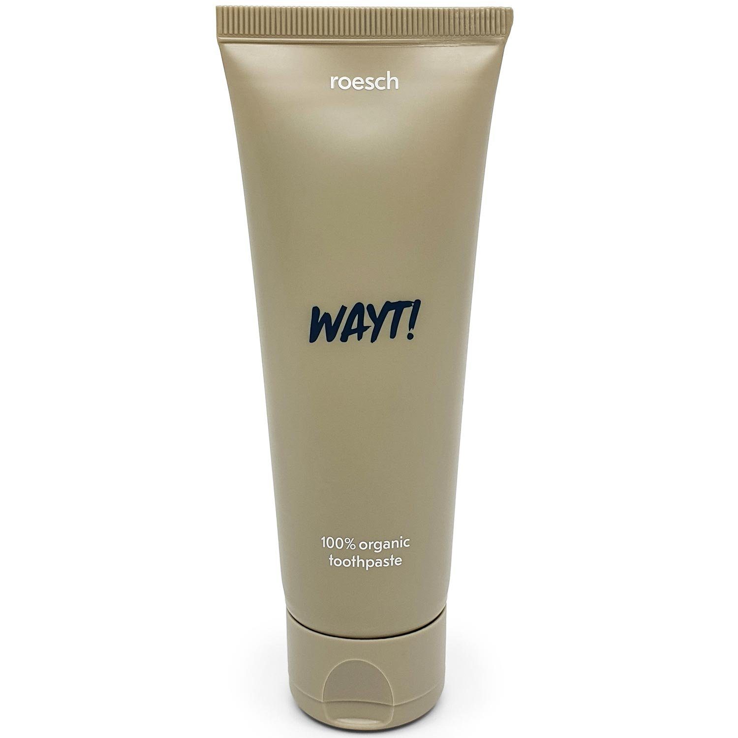 Landshop24 Zahnpasta Zahnpflege Zahnpasta Zahncreme WAYT! ohne Fluorid 75ml, (1-St) vegan