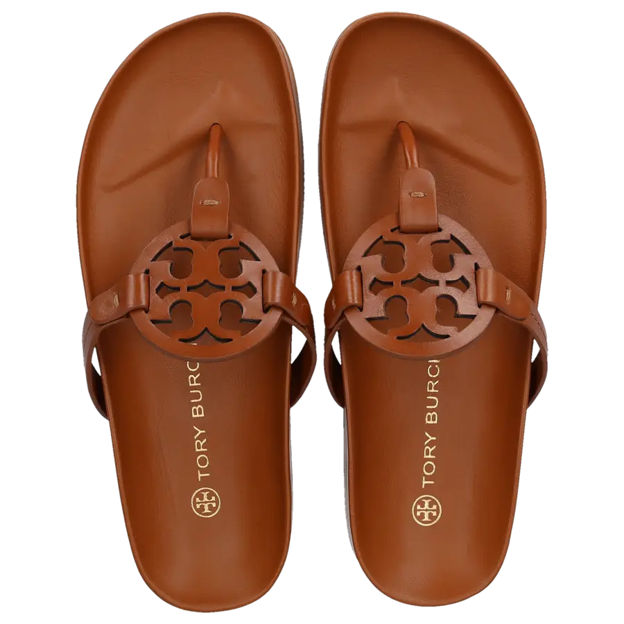 Tory Burch - Sandalen MILLER CLOUD Kalbsleder - braun