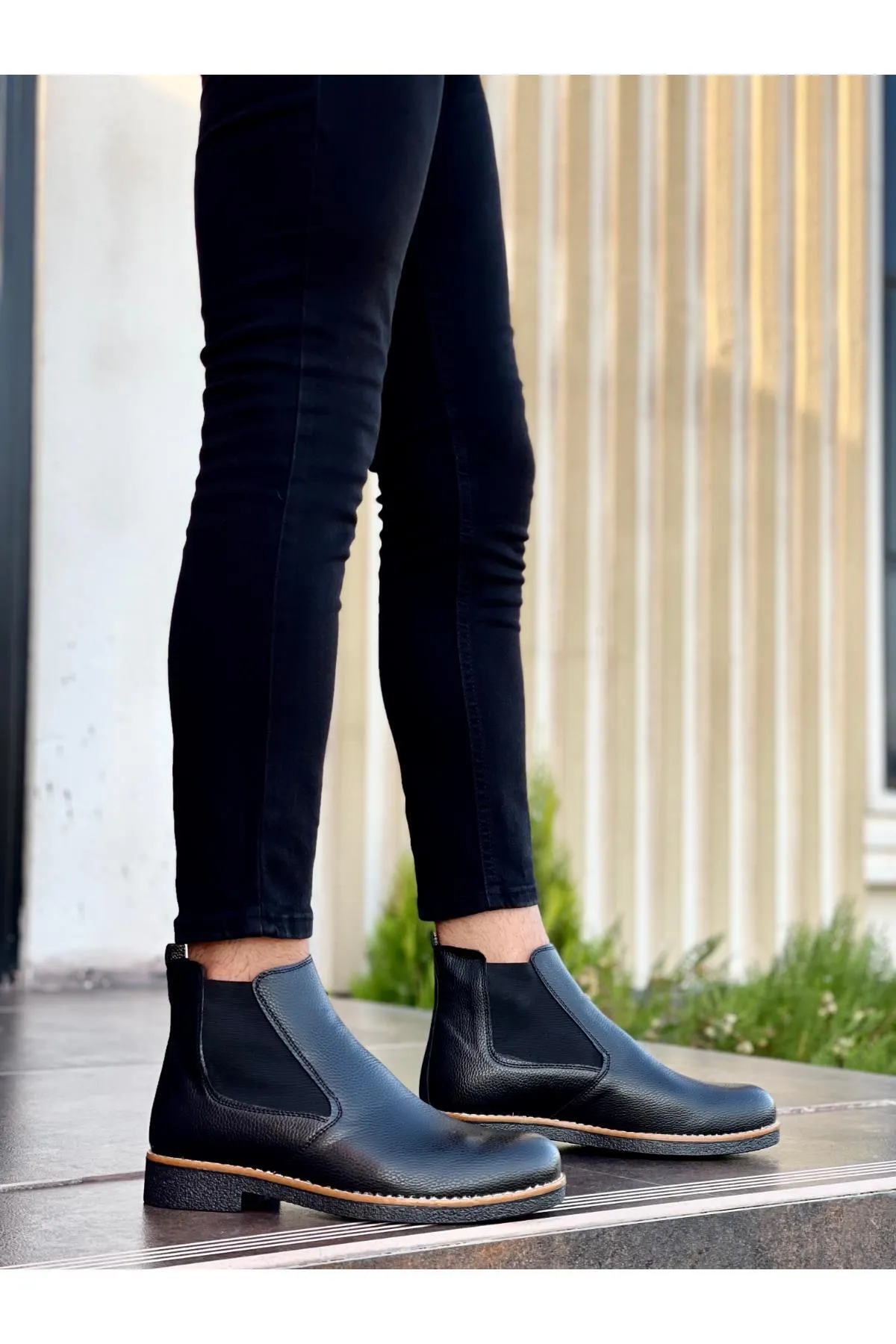 MUGGO  Stiefelette - Schwarz - Flacher Absatz