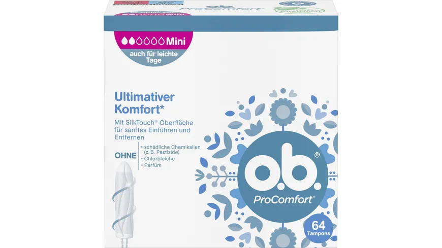 O.B. Tampons ProComfort Mini