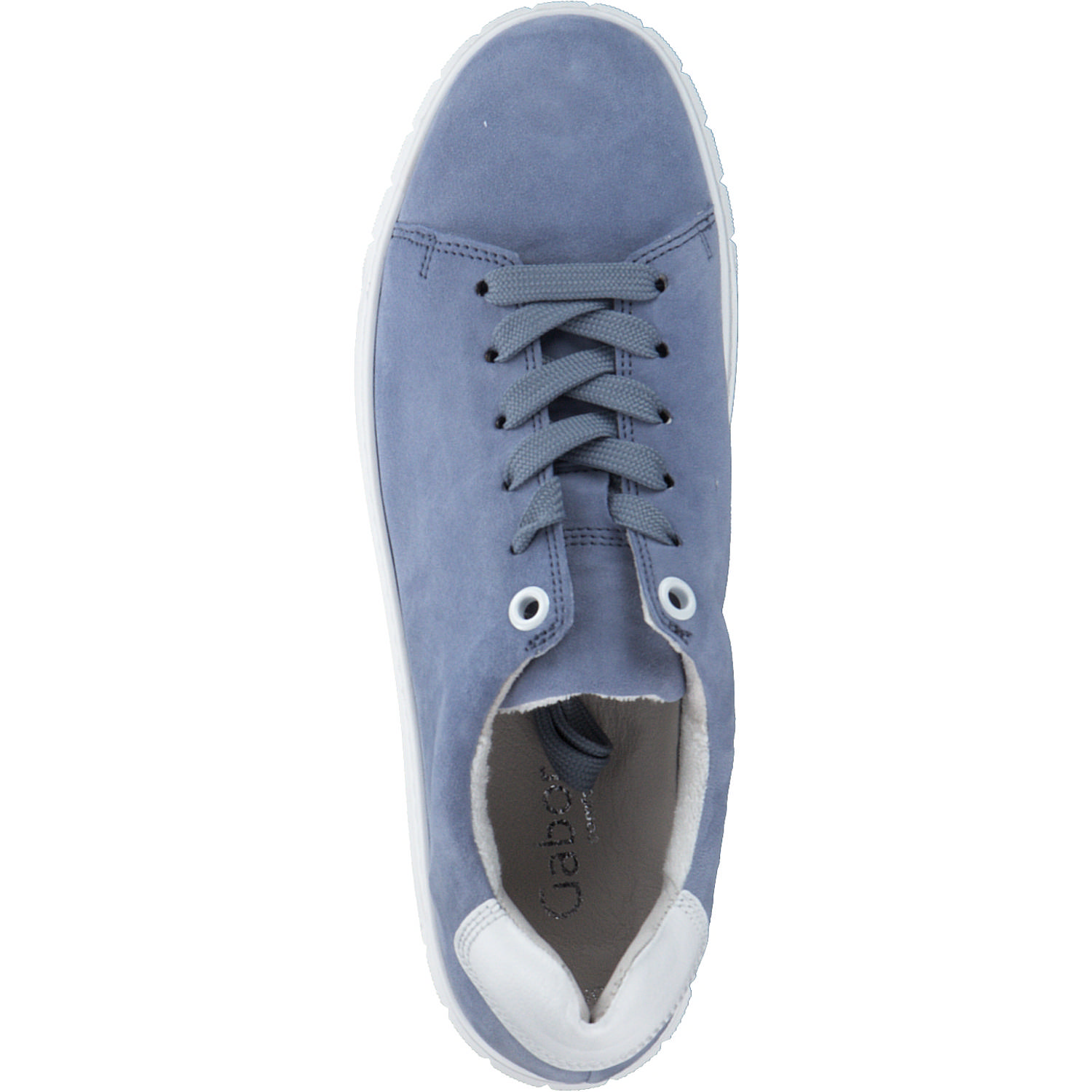 Gabor 26.410, Schnürschuhe, Damen, azur/weiss