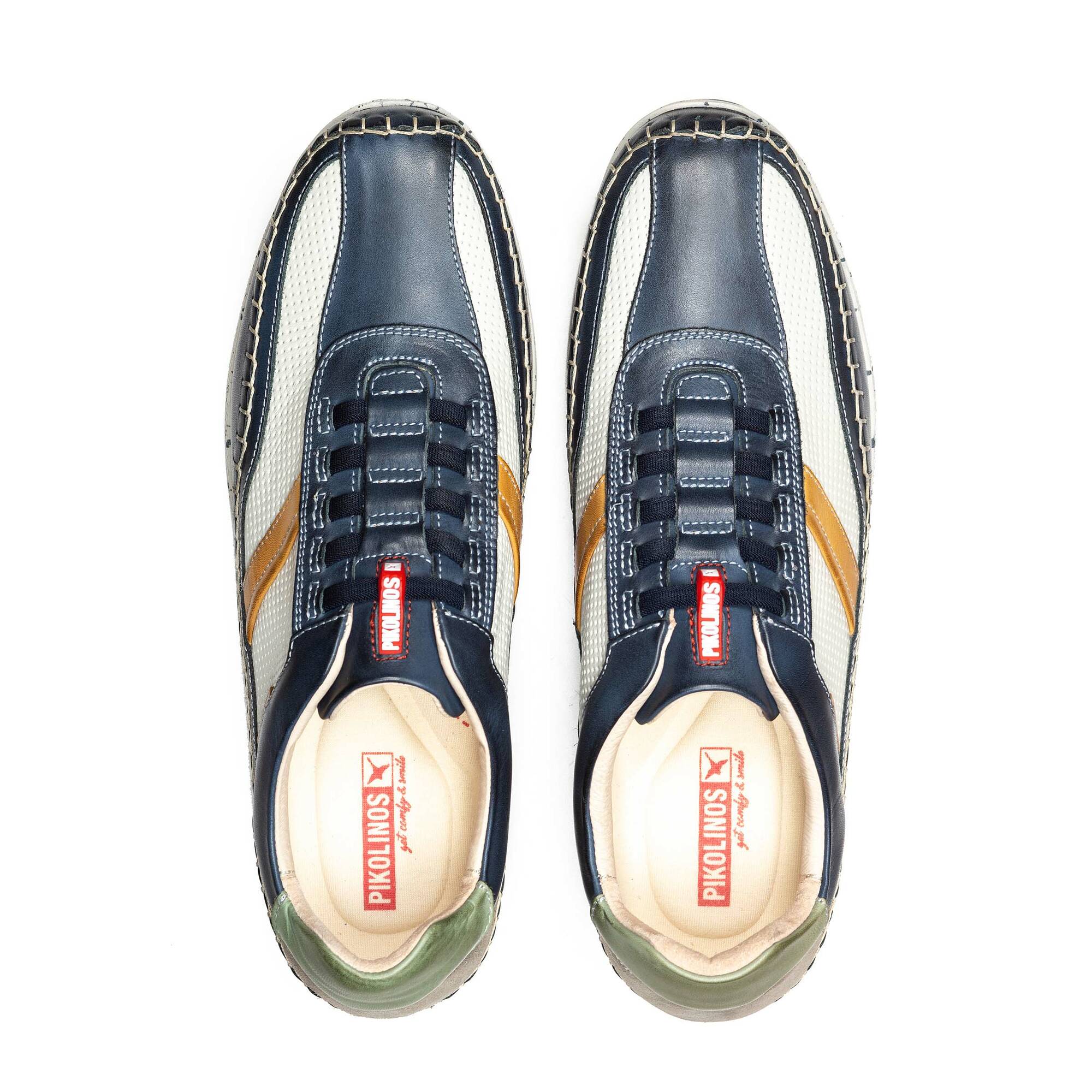 Trampki męskie z gumką - NIEBIESKIE