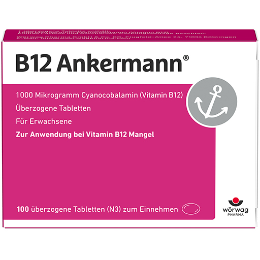 B12 ANKERMANN überzogene Tabletten  100 St  Tabletten, überzogen