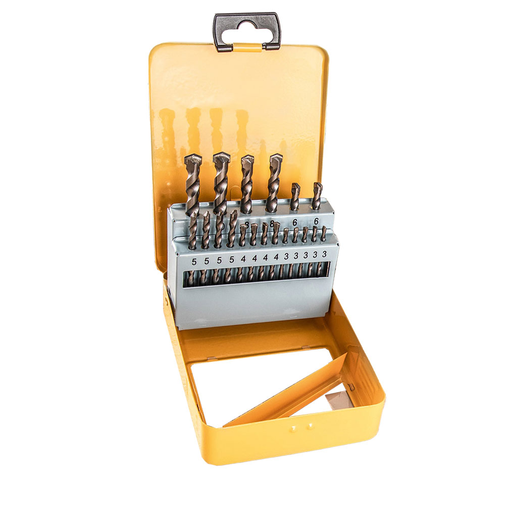 Kraft Werkzeuge Steinbohrer-Set - 19tlg.