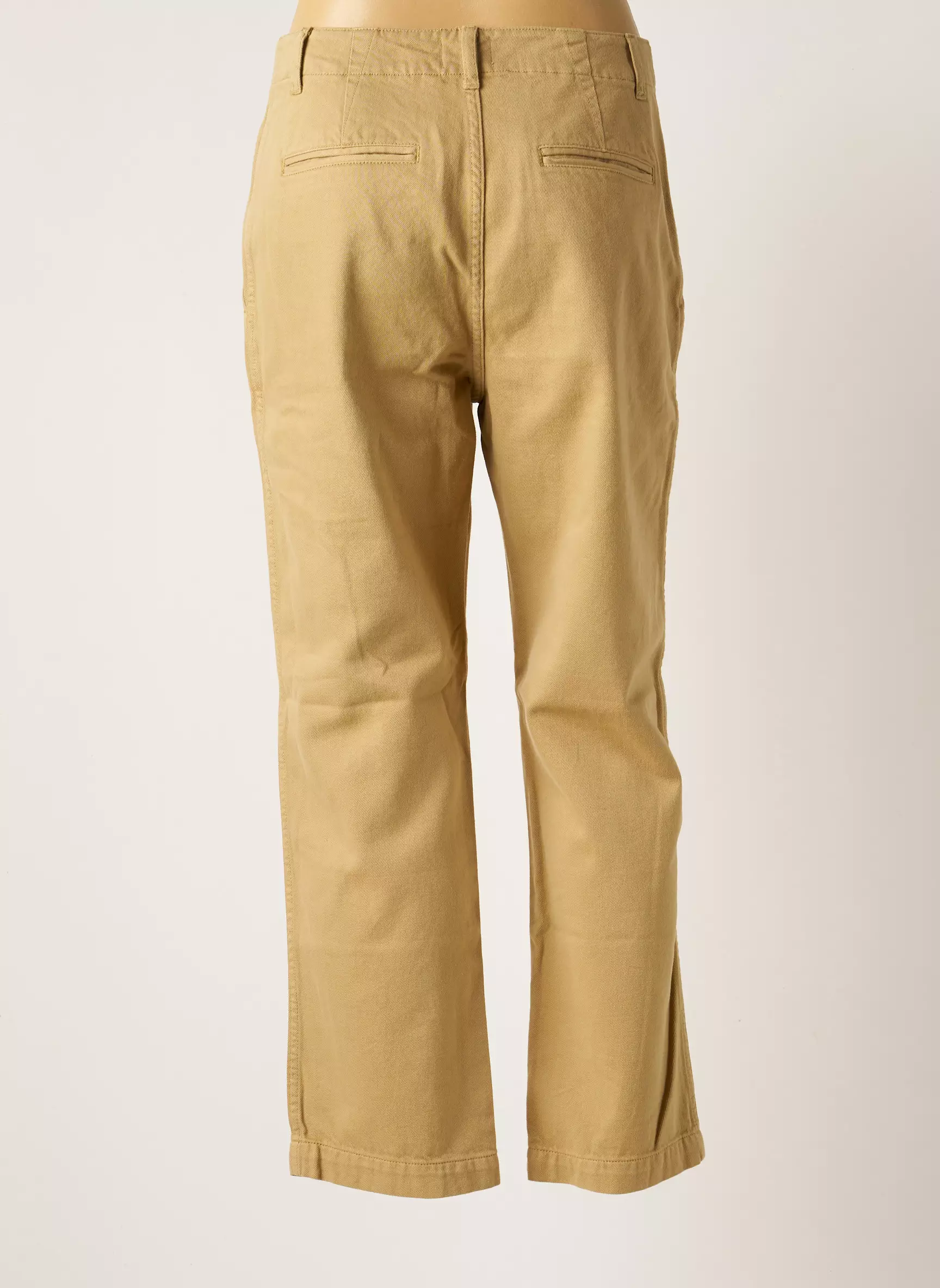 Lab Dip Paris Pantalons Chino Femme couleur beige