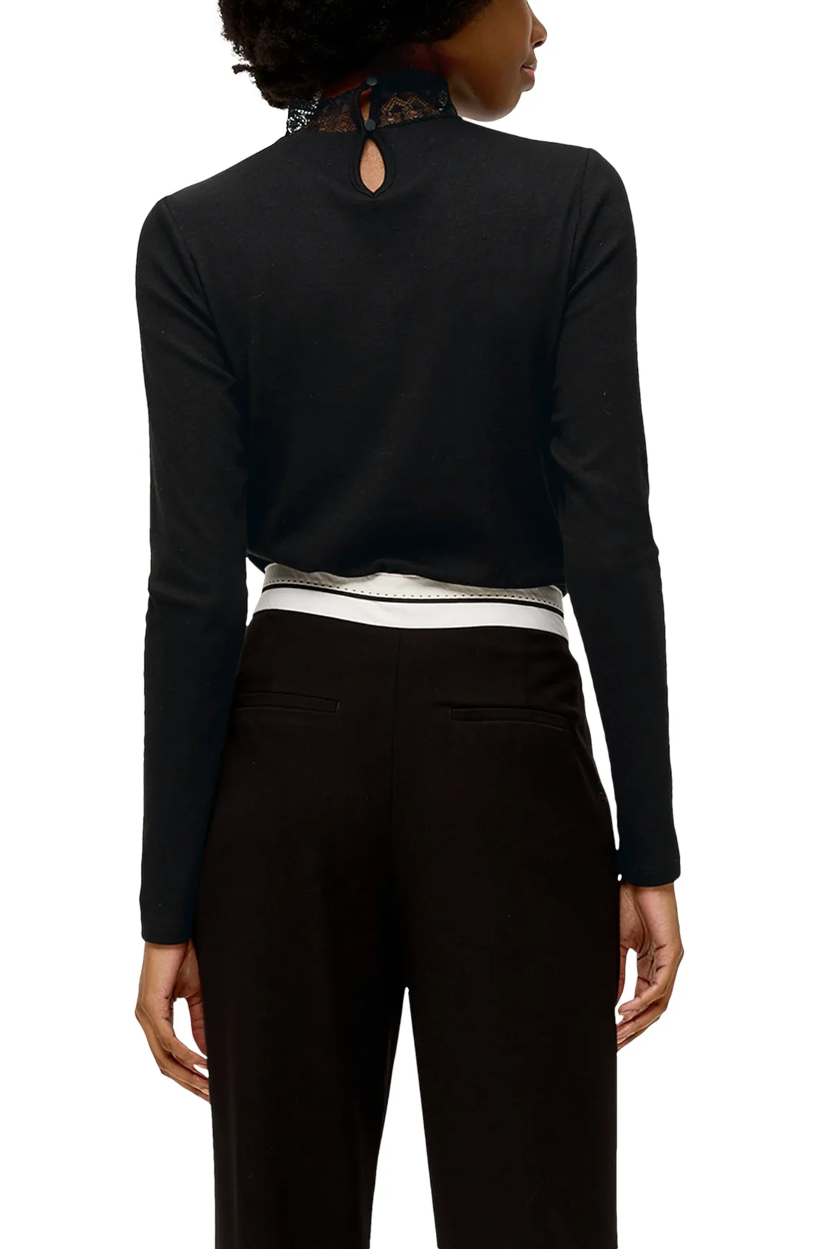 QS by s.Oliver  T-Shirt - Weiß - Regular Fit