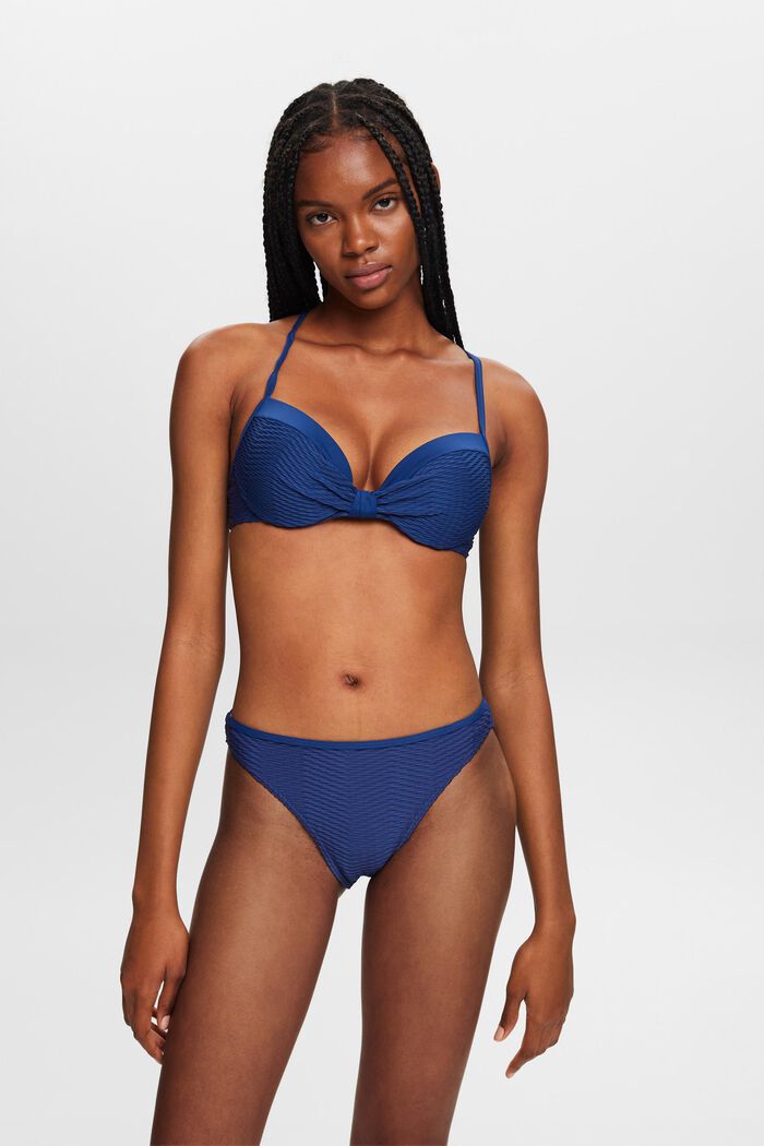 Recycelt: Strukturierte Bikinihose
