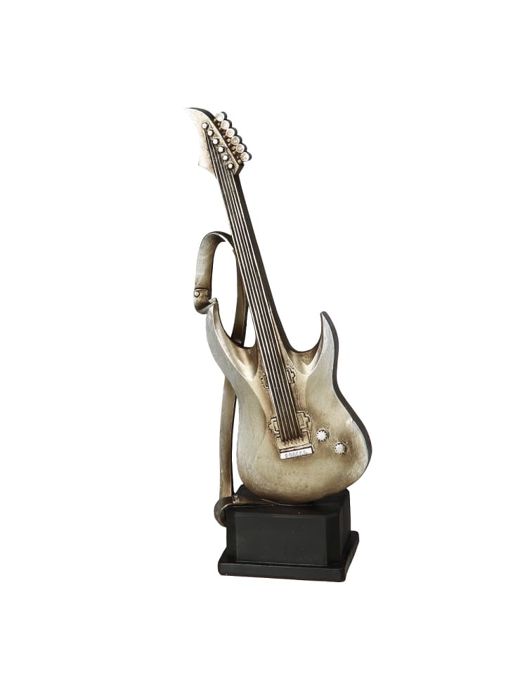 Ambiente Haus Gitarre Figur in Antiksilber - S günstig kaufen onesize