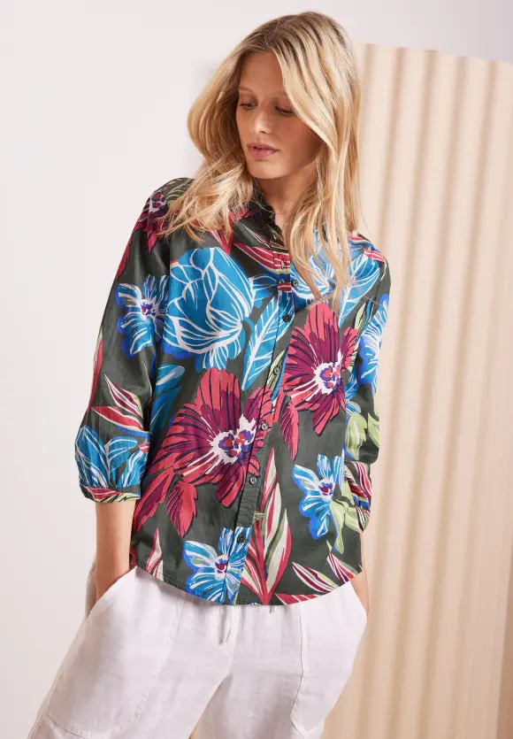 CECIL Bluse mit Blumenprint
