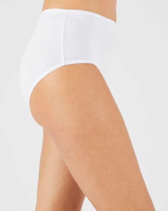Lot de 4 culottes midi broderie fantaisie