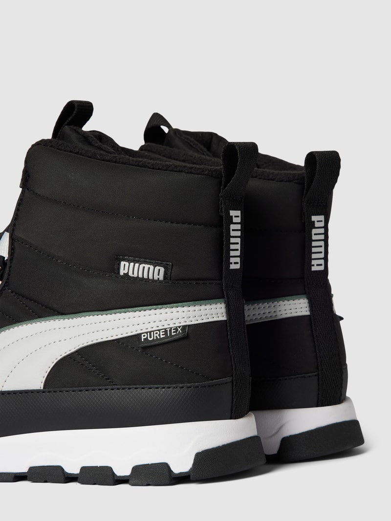 Boots mit Stepp-Besatz Modell 'Evolve' in schwarz