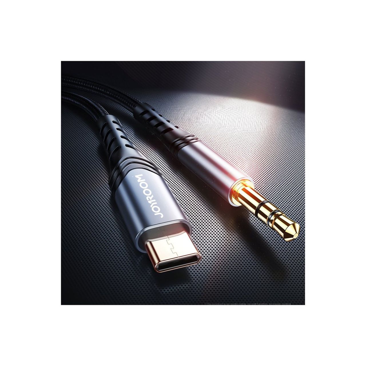 Joyroom Stereo Audio AUX Kabel 3,5 mm Mini-Buchse auf USB Typ C