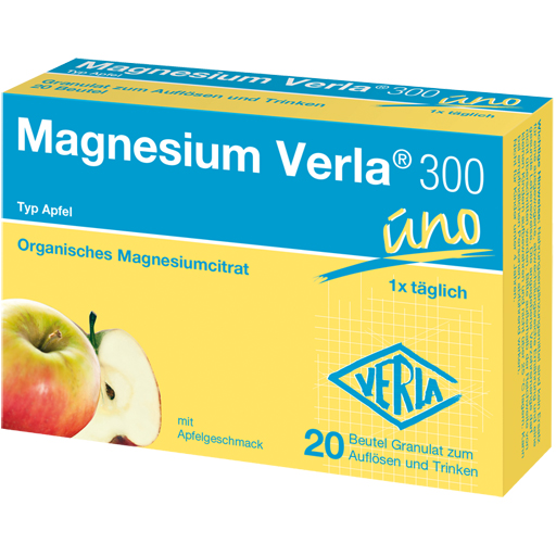 MAGNESIUM VERLA 300 Apfel Granulat  20 St  Granulat