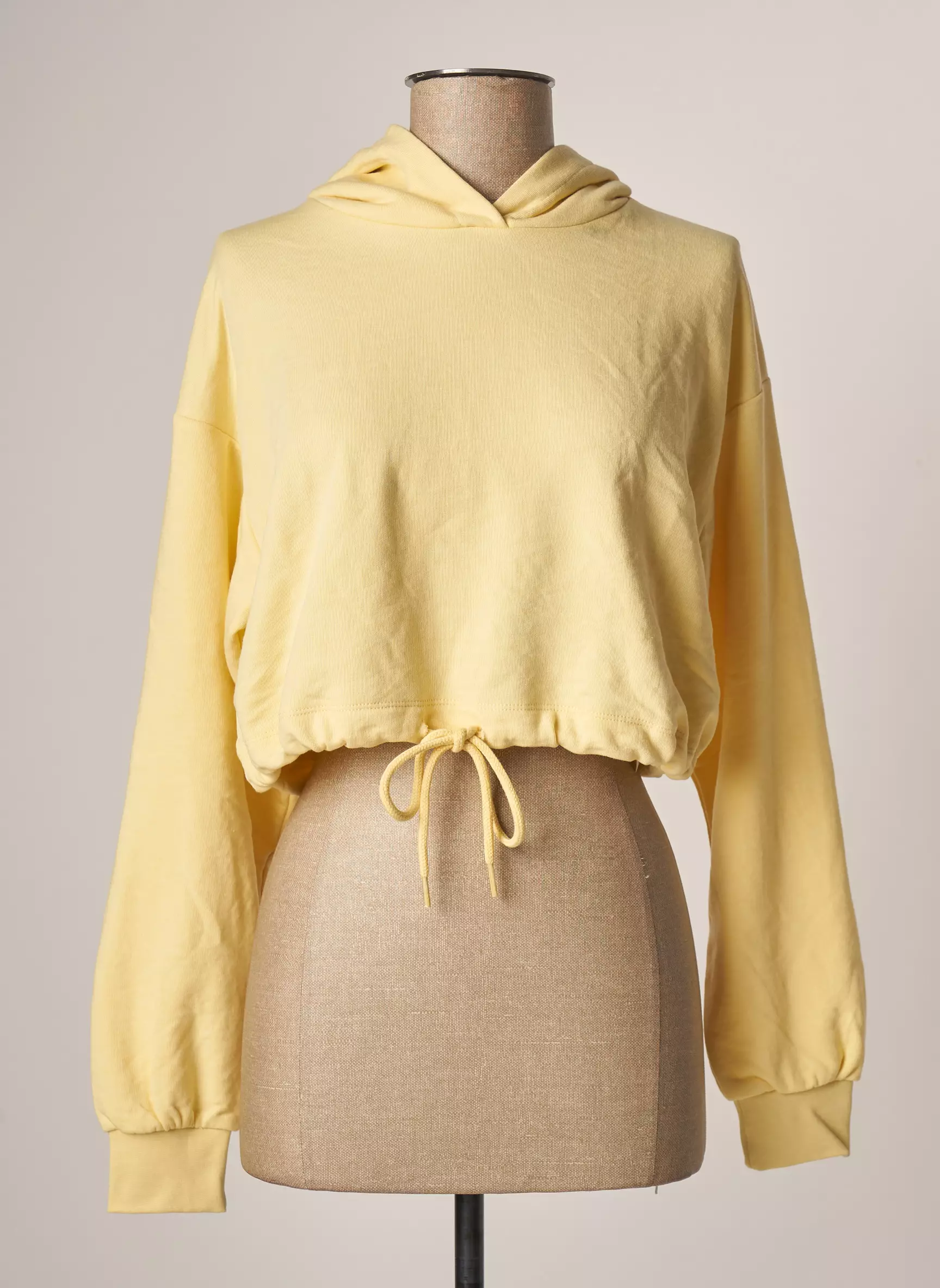Jjxx Sweat Capuche Femme couleur jaune
