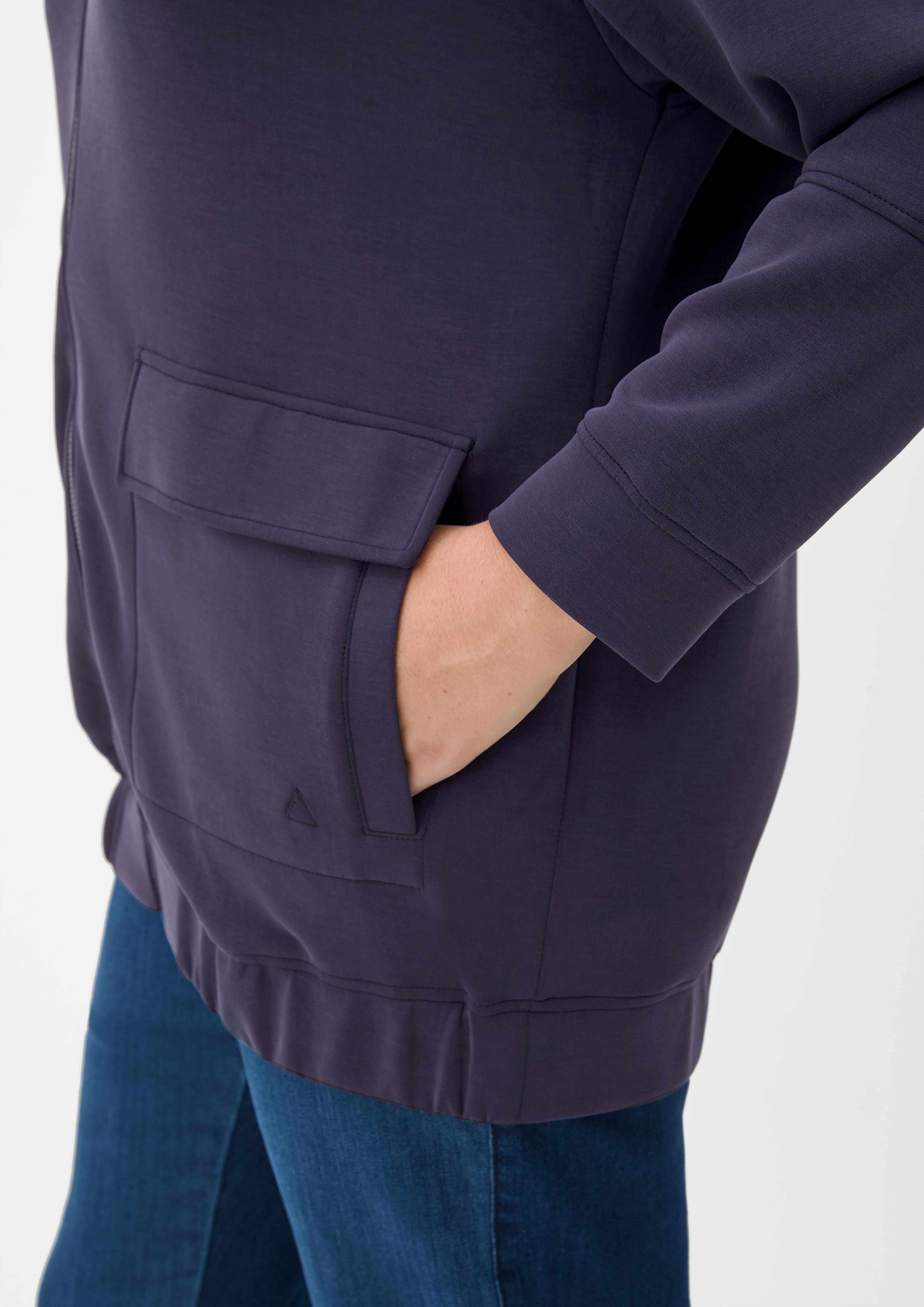 Sweatjacke mit Pattentaschen  2121687-5959