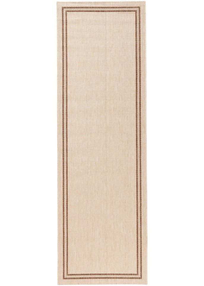 In- und Outdoor Teppich mit Bordüre