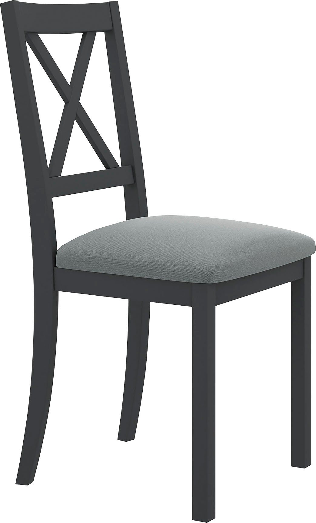 Home affaire 4-Fußstuhl Olivia (Set, 2 St), Gestell Buche Massivholz lackiert