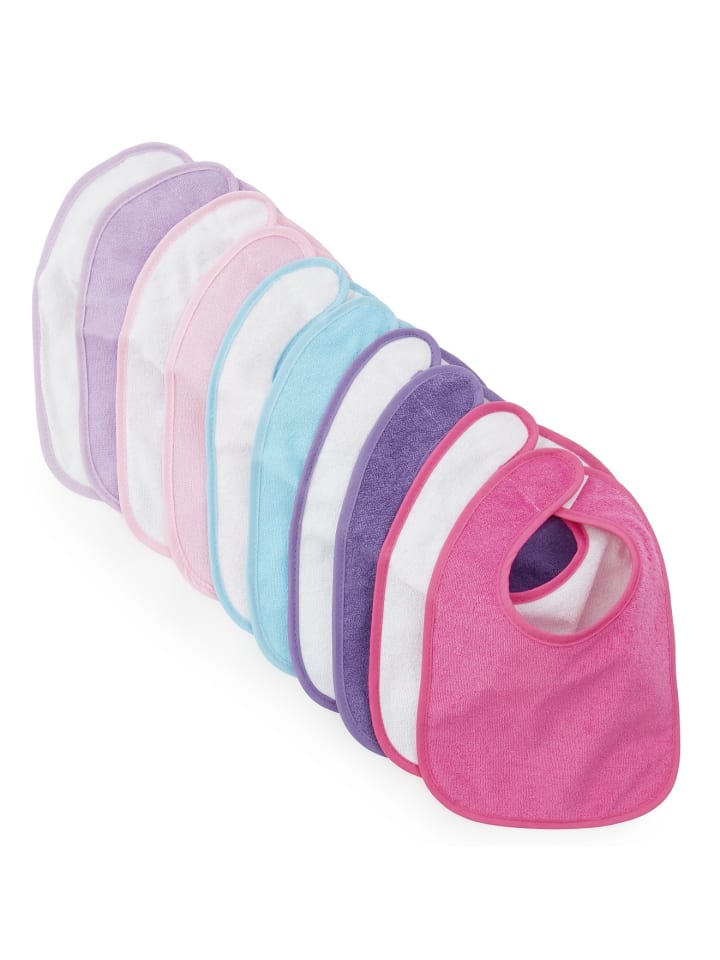 Bieco Spielwaren Baby Lätzchen 10er Pack abwaschbar - ab Geburt in Mehrfarbig günstig kaufen onesize