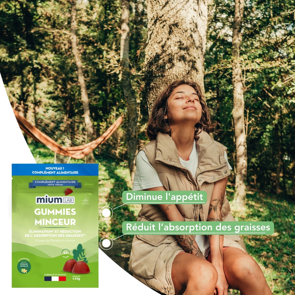 Mium Lab - Ex Les Miraculeux Doypack gummies Minceur sans sucres Compléments alimentaires