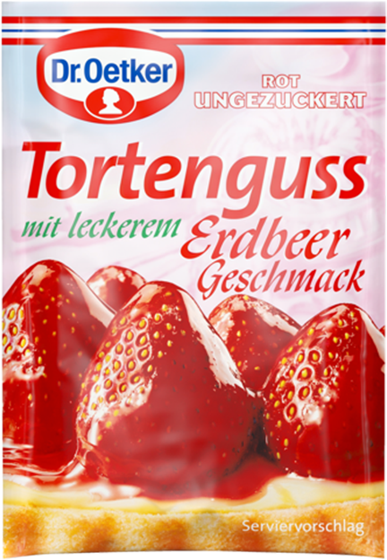 Dr. Oetker Tortenguss Erdbeer Geschmack