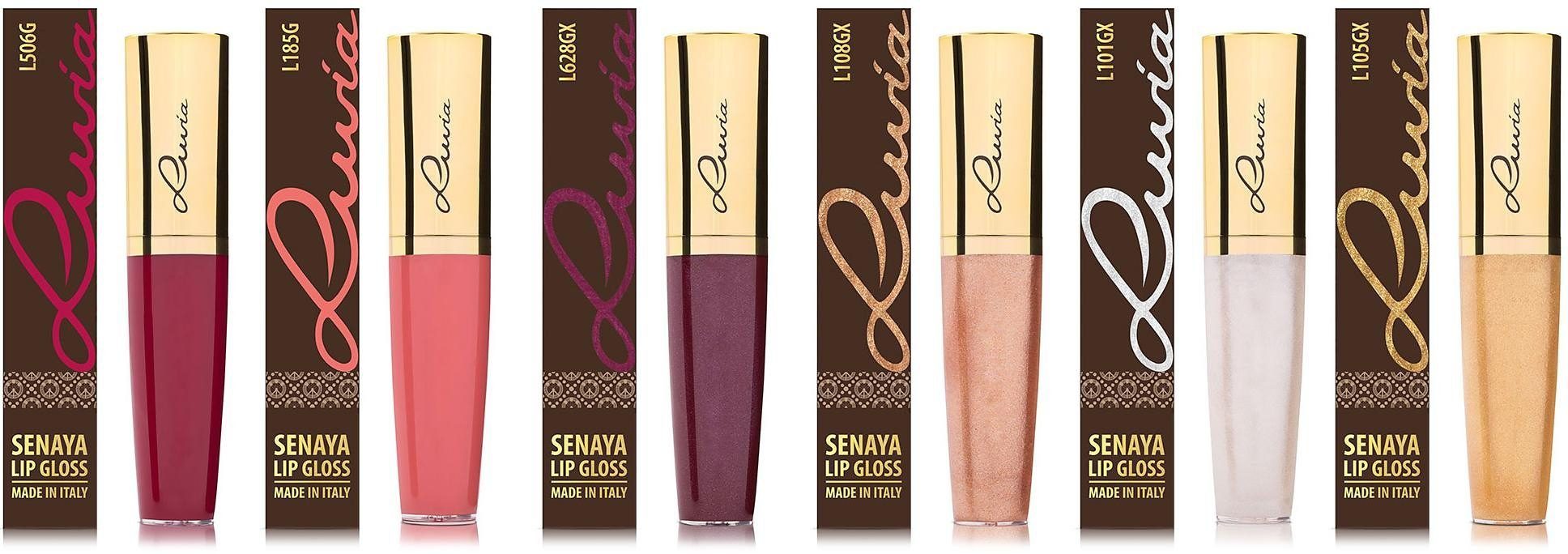 Luvia Cosmetics Lipgloss Senaya Luxurious Colors, 6-tlg.