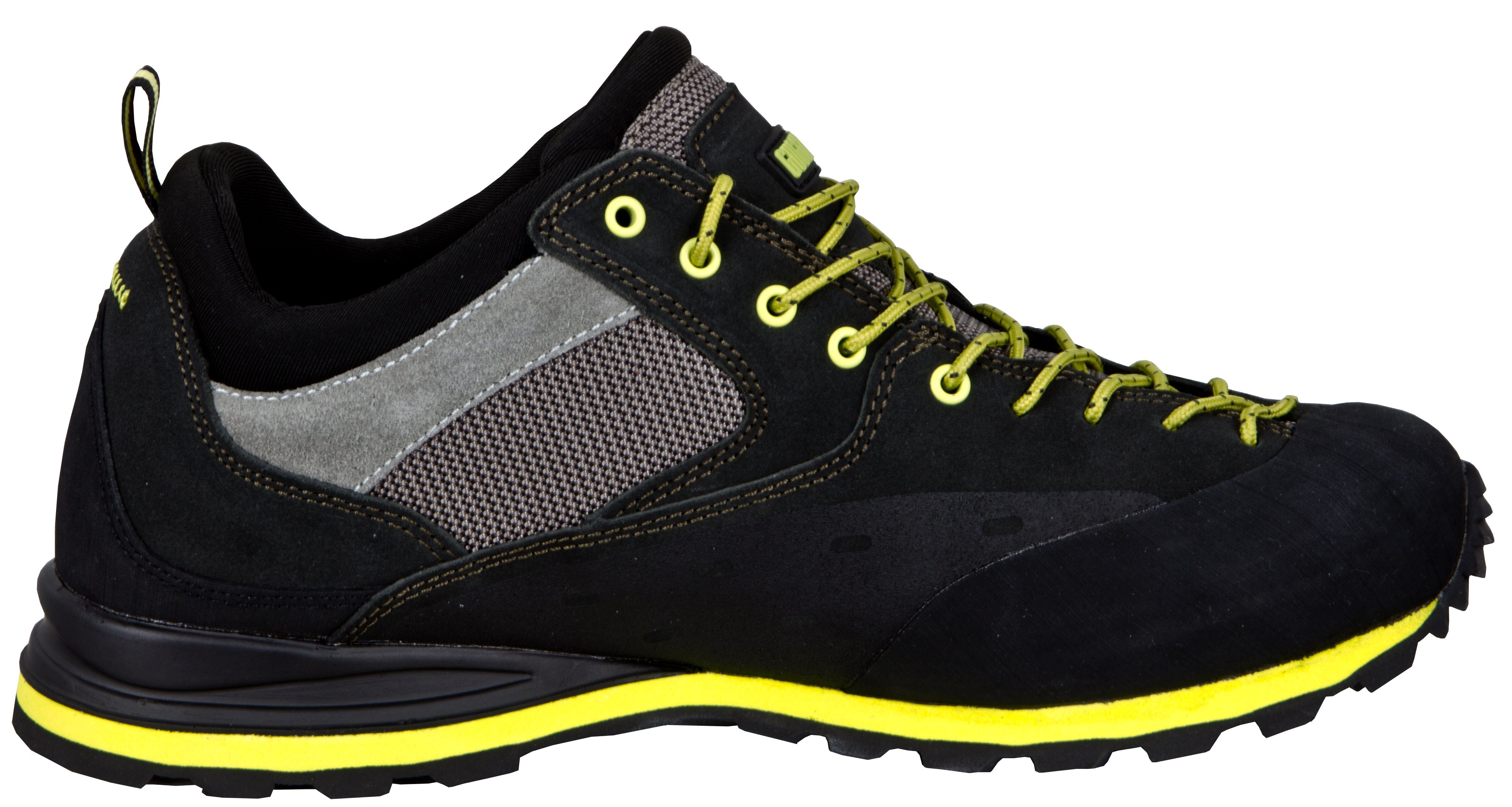 GUGGEN Mountain Trekkingschuh Wanderschuh Herren Zustiegschuh PT022 Gelb Wanderschuh Verstärkte Schuhspitze Bergschuhe Leder, Herrenwanderschuh