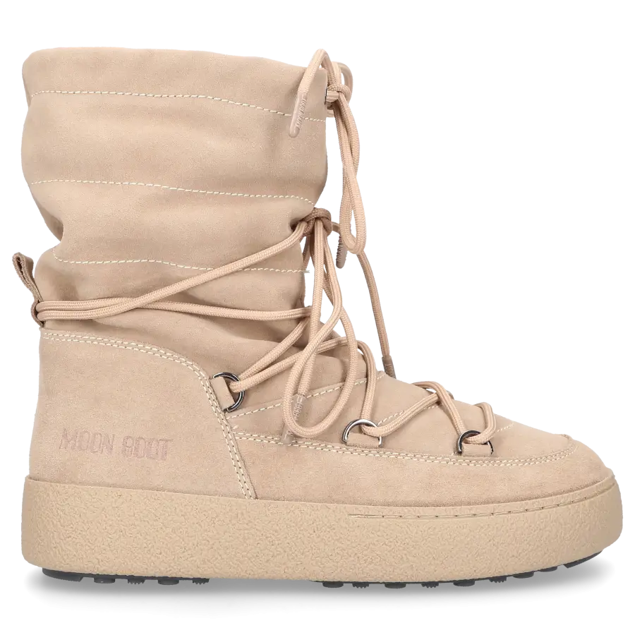 MOON BOOT - Snowboots LTRACK Nubukleder - beige