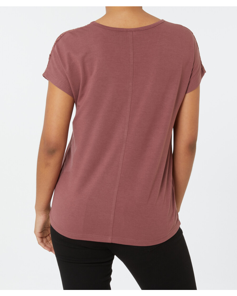 T-Shirt mit Spitze
