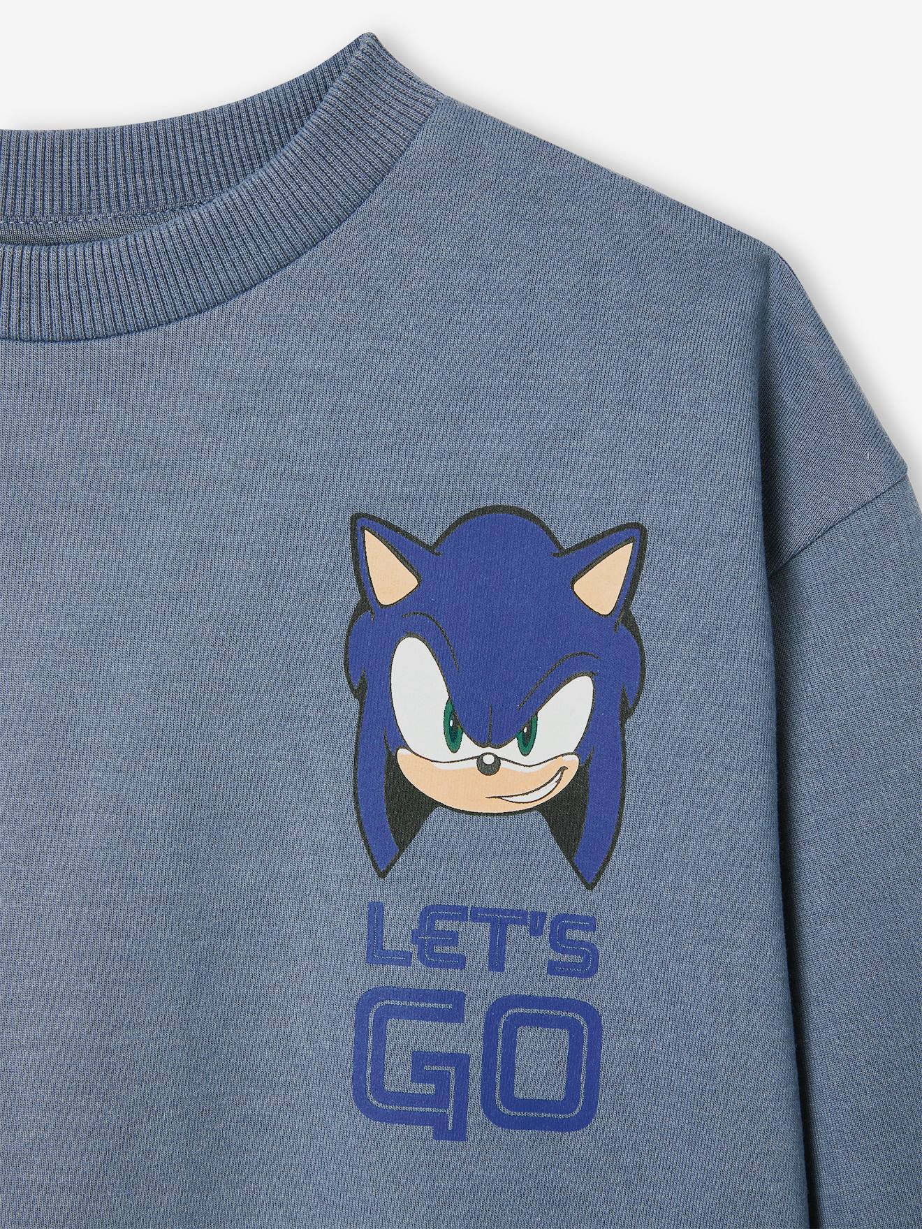 Sonic Kinder Sweatshirt The Hedgehog SONIC - graublau