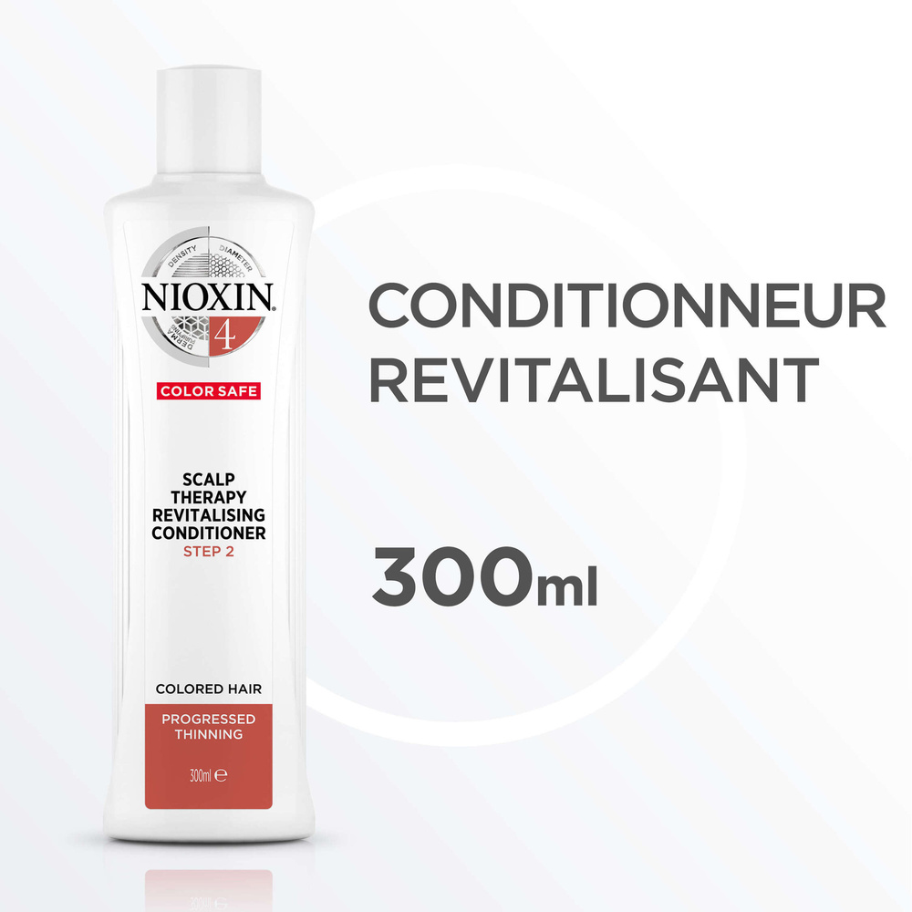 Nioxin NIOXIN System 4 Conditionneur Scalp Revit 300ml Conditionneur pour cheveux très fins etcolorés