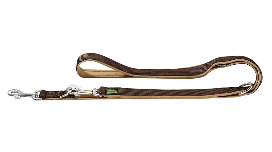 Hunter Verstellbare Führleine braun/karamell 20/200