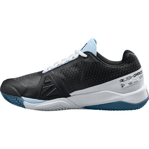 DAMEN TENNISOUTDOORSCHUHE RUSH PRO 4.0 W CLAY BK/WH/CHINA BLUE