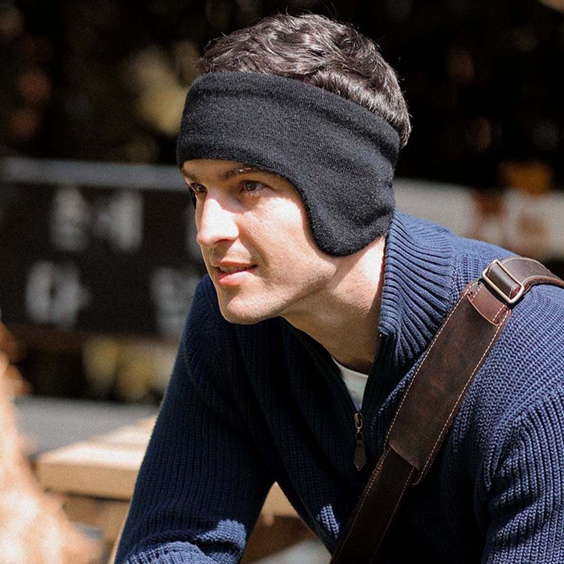 YANN Ohrenwärmer Outdoor-Winddichter, gefütterter, wärmender Schallschutz-Ohrwärmer Unisex-Ohrmützen