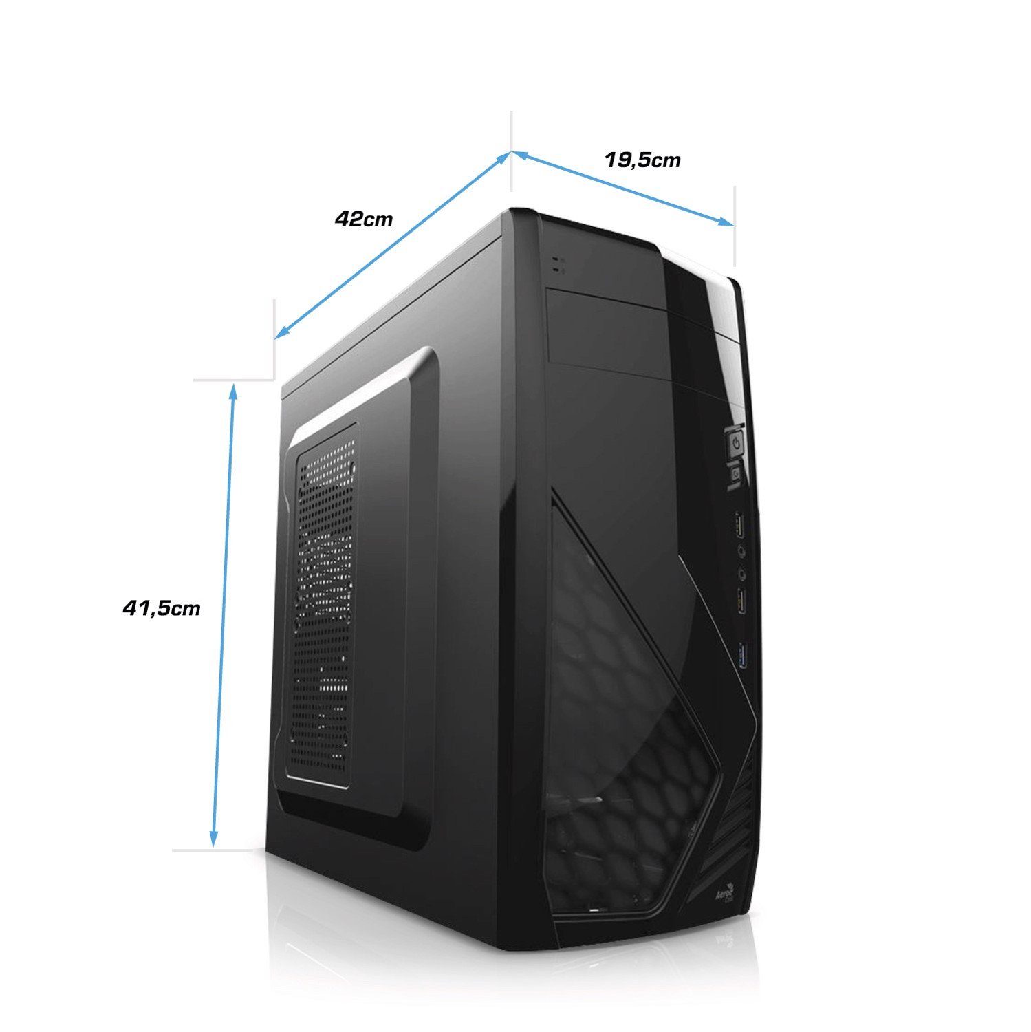 Kiebel Premium Office Business-PC (Intel Core i5 Intel Core i5-10400F, GT 1030, 8 GB RAM, 500 GB SSD, Luftkühlung)